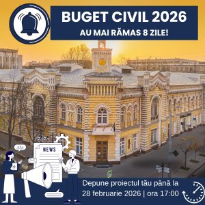 Programul Buget Civil-2026: termenul limită este 28 februarie