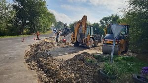 Pe strada Chișinăului din Sîngera se construiește trotuar, proiect susținut de municipalitate